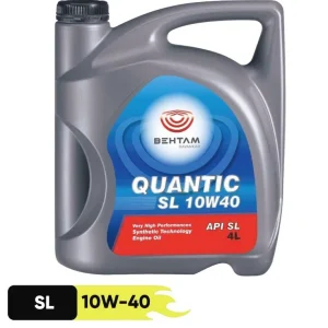 روغن موتور خودرو بهتام روانکاو مدل Quantic Sl-10W40 حجم 4 لیتر