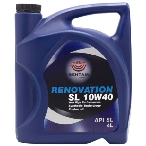 روغن موتور خودرو بهتام روانکاو مدلsl-10W40 Renovation حجم 4 لیتر