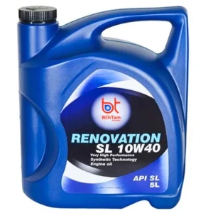 روغن موتور خودرو بنزینی بهتام روانکار مدل SL-10W40 Renovation حجم 5 لیتر